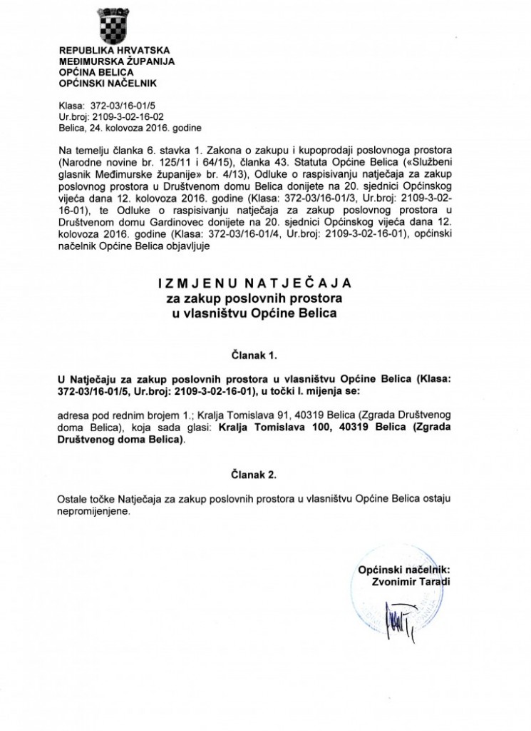 izmjene natječaja scan