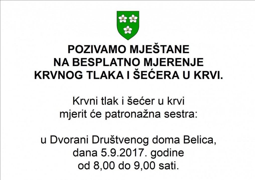 MJERENJE ŠEĆERA I TLAKA